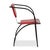 Cosinus Chair in Red Leather from KFF For Sale - Image 6 of 7