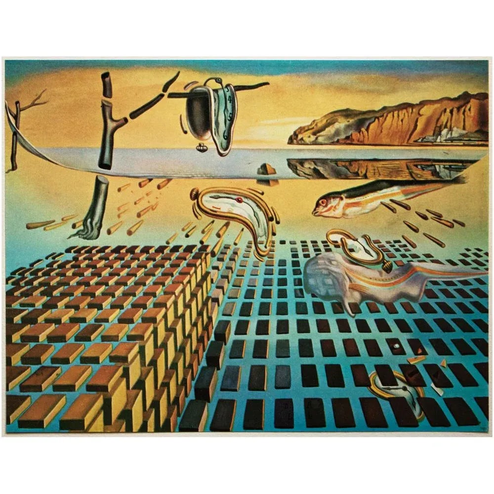 Salvador Dali Hand Signed Limited Edition Print 'Memory Landscape' – Unframed With COA