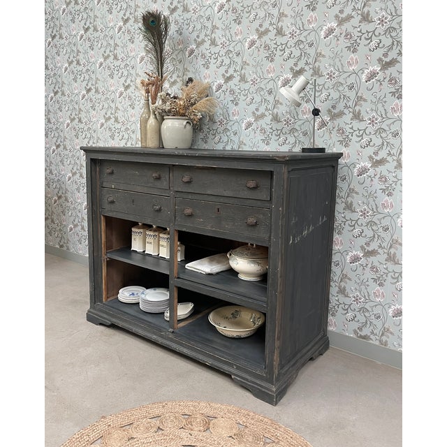 Patina-Style Workshop Furniture, 1940s For Sale - Image 16 of 18