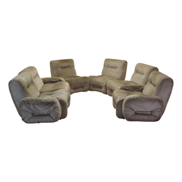 Vintage Italian Modular Sofa, 1960s, Set of 6 For Sale - Image 14 of 14