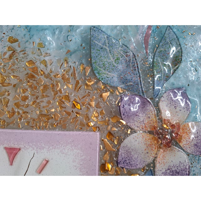 1980s Murano Art Glass Wall Clock from Gianfranco Costantin, 1980s For Sale - Image 5 of 8