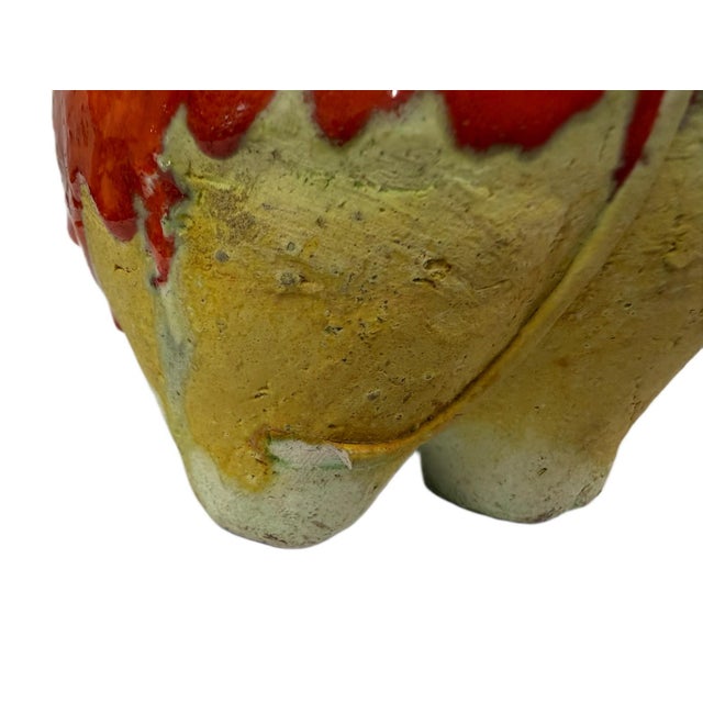 Ceramic 1960s Pottery Gli Etruschi Ivo De Santis Stacked Elephant Tower for Rosenthal-Netter For Sale - Image 7 of 7