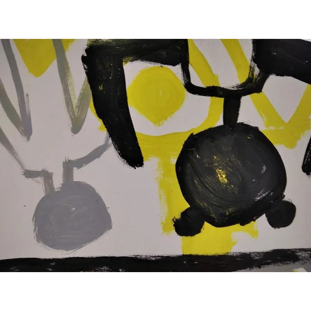 Pepe Nebot, Composition, 1989, Mixed Media on Paper For Sale - Image 3 of 6