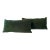 Pair of Rubelli Velvetforty, Smeraldo Lumbar Pillows 26" X 14" For Sale