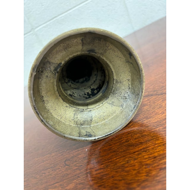 Vintage 15 Inch Candlestick Holder For Sale - Image 4 of 7