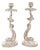 Baroque Style Dolphin Form Candlesticks, Pair For Sale