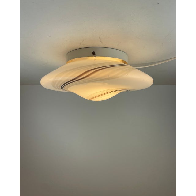 Lino Tagliapietra Murano Ceiling Lamp in the style of Tagliapietras, Italy, 1980s For Sale - Image 4 of 8
