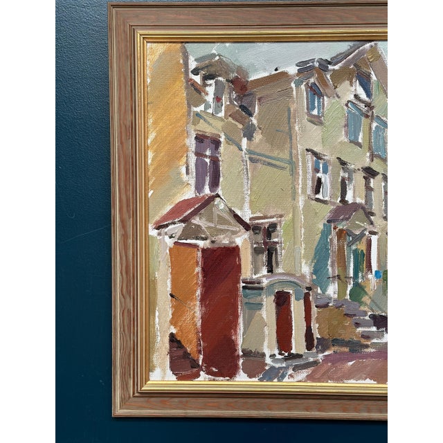 Gösta Stawåsen, Södra Kyrkogatan 50, 1970, Oil on Canvas, Framed For Sale - Image 9 of 16