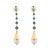 Sky Blue Mystic Sky Blue Topaz & Pearl Drop Earrings, A Pair For Sale - Image 8 of 8