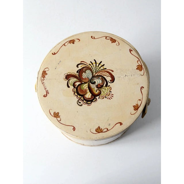 Vintage Painted Sugar Bucket For Sale - Image 9 of 13