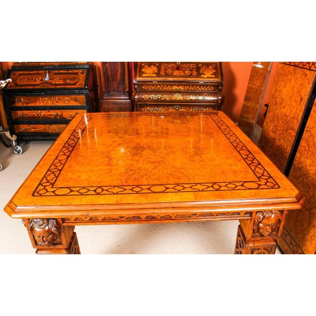 19th Century Elizabethan Revival Pollard Oak Extending Dining Table For Sale - Image 10 of 18