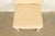 Metal Mario Bellini Style Italian Modern Cream Leather Wrapped High Back Side Chairs or Dining Chairs, Pair For Sale - Image 7 of 14