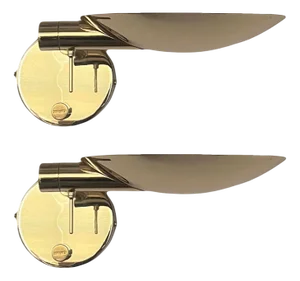 Vintage Spanish Articulated Gold Wall Sconces by Estiluz, 1980s, Set of 2