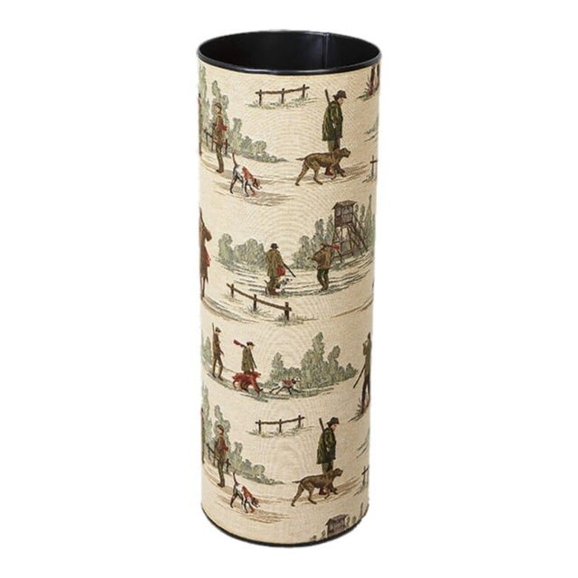 A lovely addition to any home, this stylish and durable tapestry umbrella stand is constructed from metal and covered in...