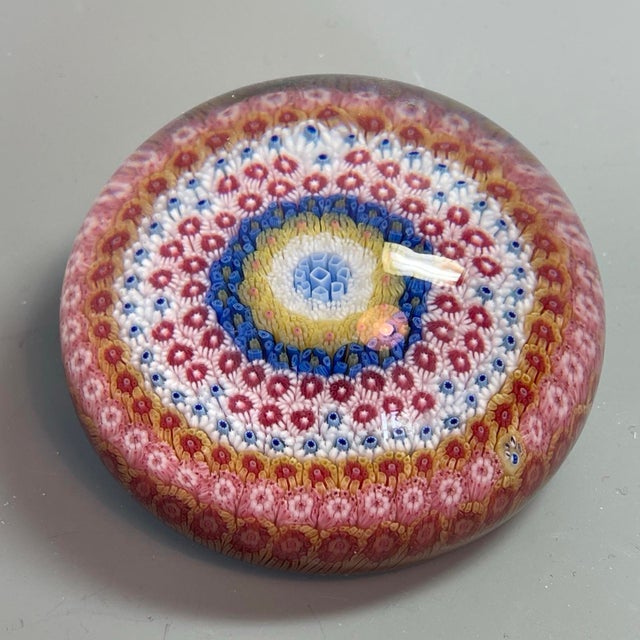 Baccarat Floral Millefiori Glass Paperweight 1970 Limited Edition #69 For Sale - Image 12 of 12