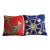1980s Embroidered Applique Nautical Velvet Anchor & Ship's Wheel Pillows - A Pair For Sale