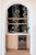 Mahjong Floral Stripe Grasscloth Wallpaper by House Party | Blank Black | 6 Yards For Sale In Charlotte - Image 6 of 8