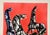 Ernst Bräuer, Three Horses Against Red, 1963, Monotype Paint For Sale - Image 4 of 12