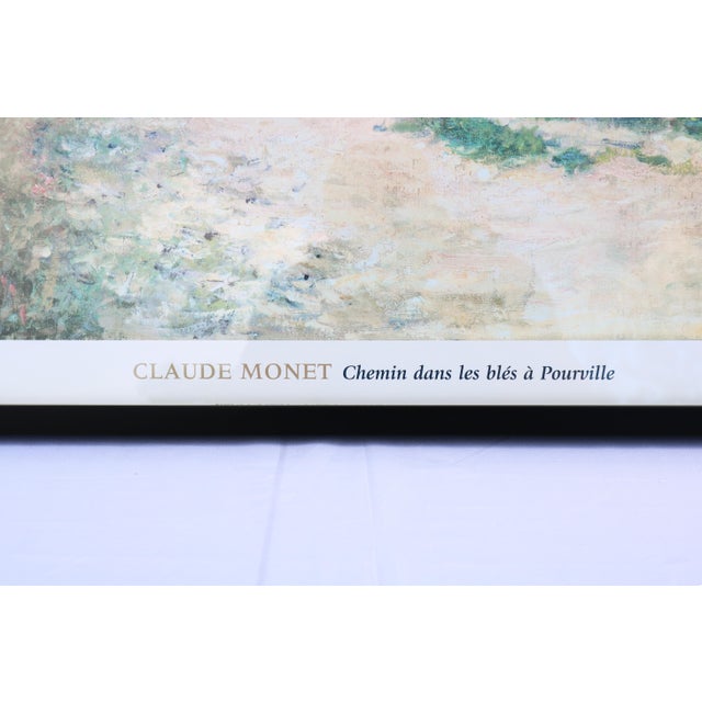 Claude Monet Path in the Wheat Fields at Pourville Impressionist Artwork Print For Sale - Image 14 of 16