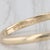 2010s 0.42ctw Pear Emerald Diamond Halo Ring 14k Yellow Gold Size 5.25 Engagement For Sale - Image 5 of 9