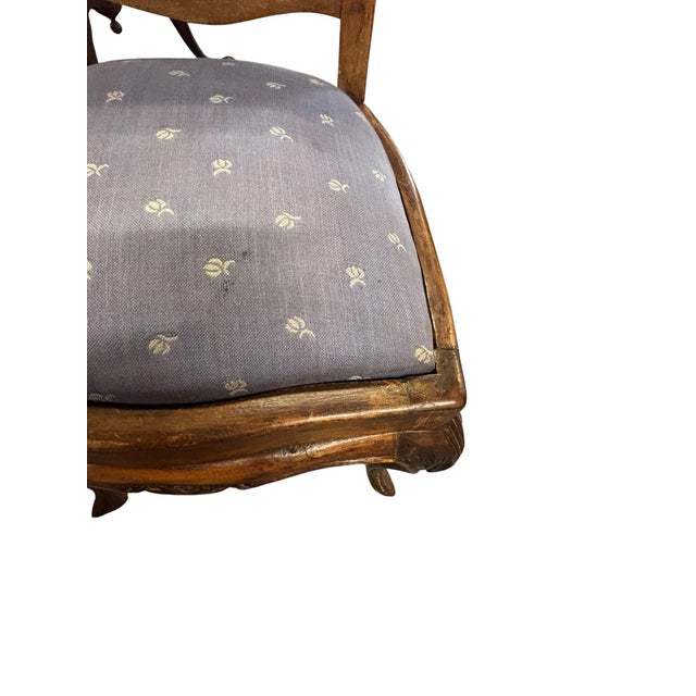 Late 19th Century Louis XV Style Carved Side Chairs, a Pair For Sale - Image 9 of 12