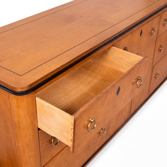 Midcentury Biedermeier Style Maple Chest Credenza National Mt. Airy For Sale - Image 4 of 8