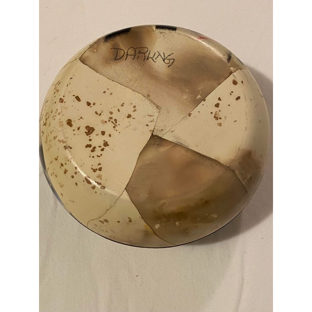 1980s Modernist Raku Pottery Vessel by Ann Darling – Signed Studio Art For Sale - Image 5 of 10