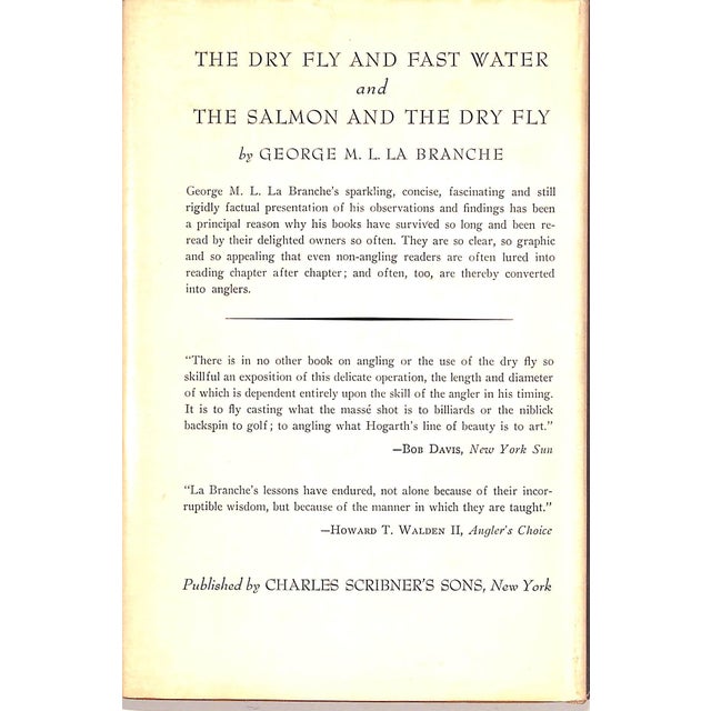 "The Dry Fly and Fast Water and the Salmon and the Dry Fly" 1951 La Branche, George M. L. For Sale - Image 4 of 5