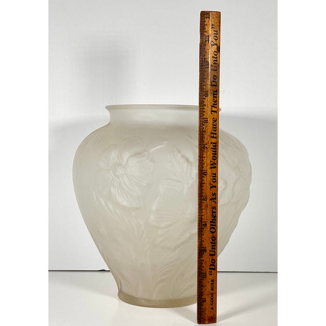 Tiffin Glass Poppies Satin Vase For Sale - Image 11 of 13