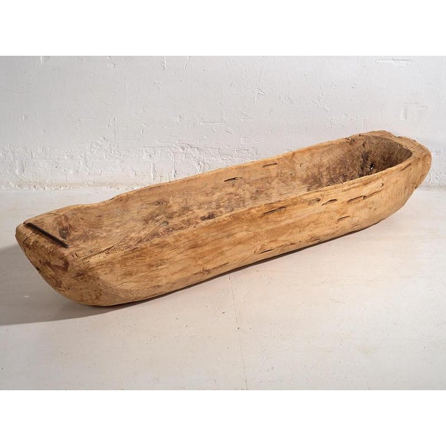 Rustic Primitive Wood Tray, 1900s For Sale - Image 3 of 15
