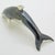 Vintage Italian Handmade Silver 800 Darkened Dolphin Figurine by Saturno, Arezzo, 1980s For Sale - Image 6 of 14