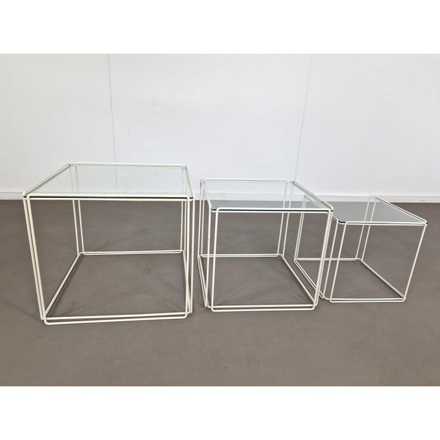 Isocele Nesting Tables by Max Sauze for Max Sauze Studio, 1970s, Set of 3 For Sale - Image 11 of 11