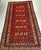Vintage Turkmen Area Rug with Geometric Medallions Design in Red For Sale - Image 9 of 9