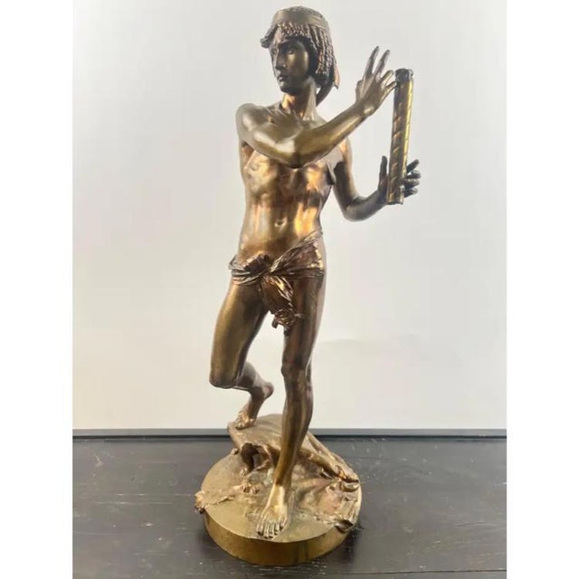Traditional Jean-Baptiste Germain "Le Torrent" Bronze Sculpture for Tiffany &Co, Signed 1890 For Sale - Image 3 of 15