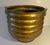 Solid Brass Ribbed Jardiniere Planter with Decorative Ring Handles For Sale - Image 10 of 12