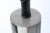 Design Technics Tall Design-Technics Black, White & Gray Pottery Table Lamp, 1950's For Sale - Image 4 of 13