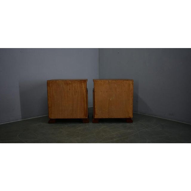 Art Deco Bedside Tables, Czechoslovakia, 1934, Set of 2 For Sale - Image 8 of 16