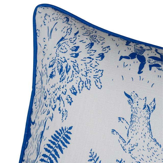 French Paule Marrot Wolf, Are You There Pillow Cover For Sale - Image 3 of 3