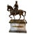 19th Century Armored Equestrian Rider After Andrea Del Verrocchio. Beautiful piece purchased in France. Age appropriate...