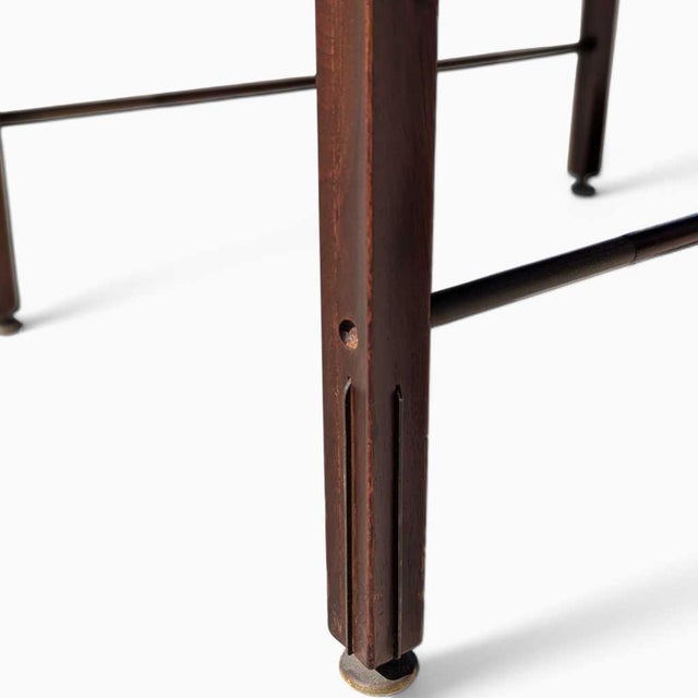 Brown Crown City Table Co. Mid-Century Modern Wood Nightstand / End Table For Sale - Image 8 of 18