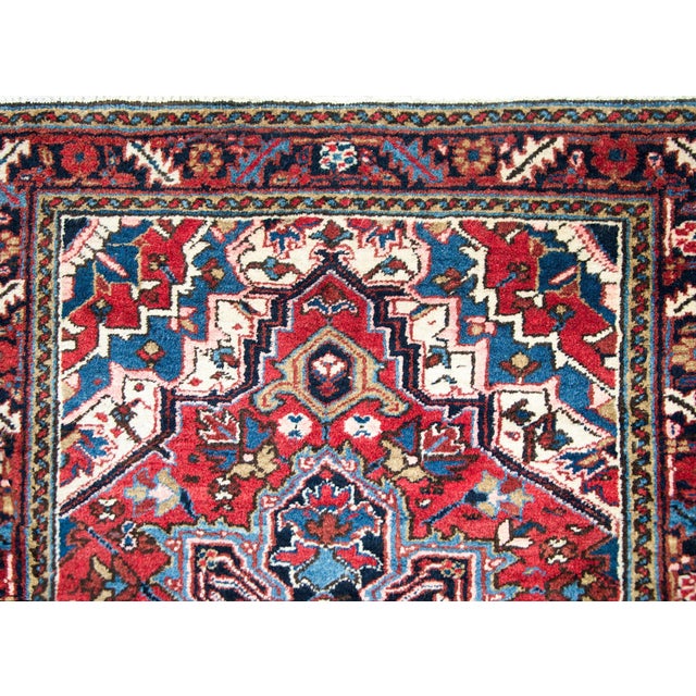 Early 20th Century Persian Heriz Rug For Sale - Image 15 of 15