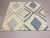Vintage Turkish Blue & Beige Wool Square Tribal Kilim Rug, 1960s For Sale - Image 3 of 11