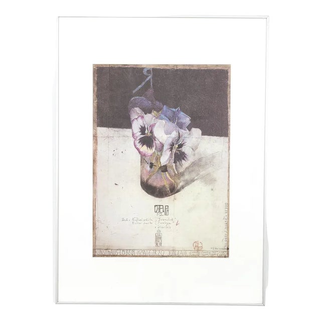 Horst Janssen, Floral Still Life, Aluminum For Sale