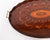 Vintage English Edwardian Oval Marquetry Butler's Tray, 20th Century For Sale - Image 6 of 15