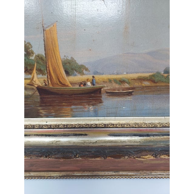 Chromolithograph print published by Louis Prang & Co. in 1873 of a painting "Sacramento Valley" by John Ross Key...