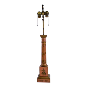 Antique French Regency Tole Lamp