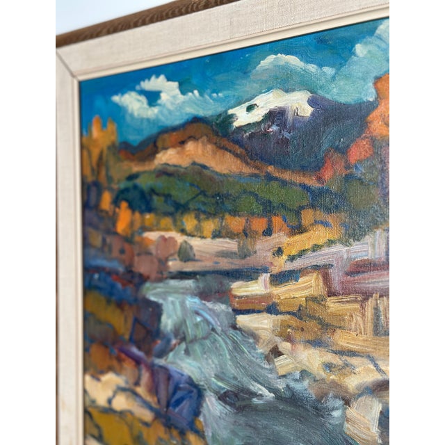 Nils Öberg, Autumn, Offerdalsfjällen Jämtland, 1960s, Oil on Canvas, Framed For Sale - Image 15 of 16