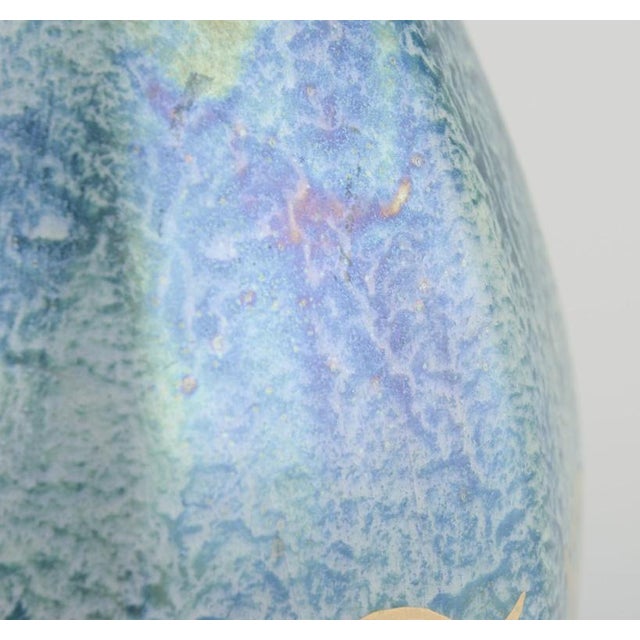 Octagonal Vase in Art Pottery by Josef Ekberg for Gustavsberg, 1940s For Sale - Image 6 of 8