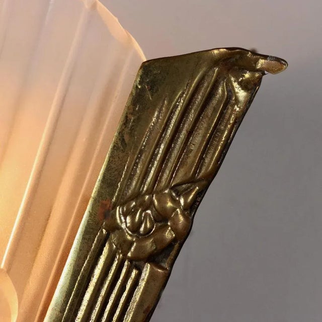 Vintage Art Deco Wall Lamp, Italy, 1940s For Sale - Image 4 of 10