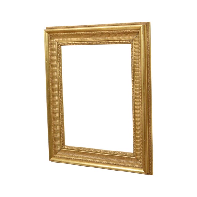 Wood Gold-Colored Wooden Frame For Sale - Image 7 of 15